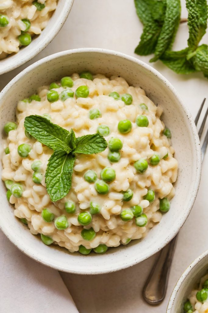 Pea and Mint Risotto