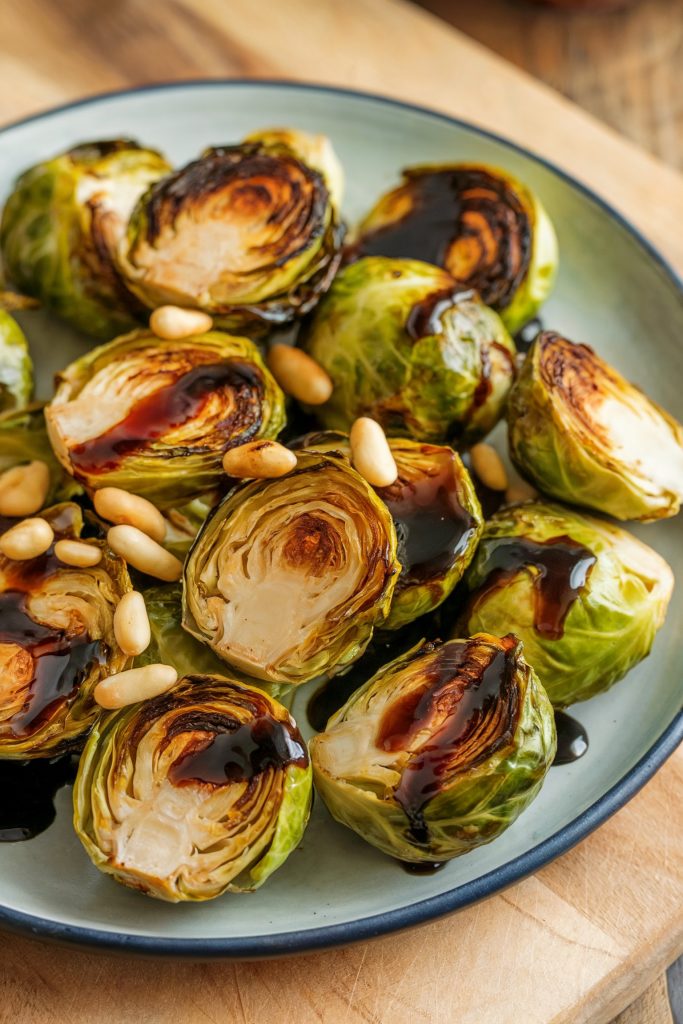 Balsamic Glazed Brussels Sprouts