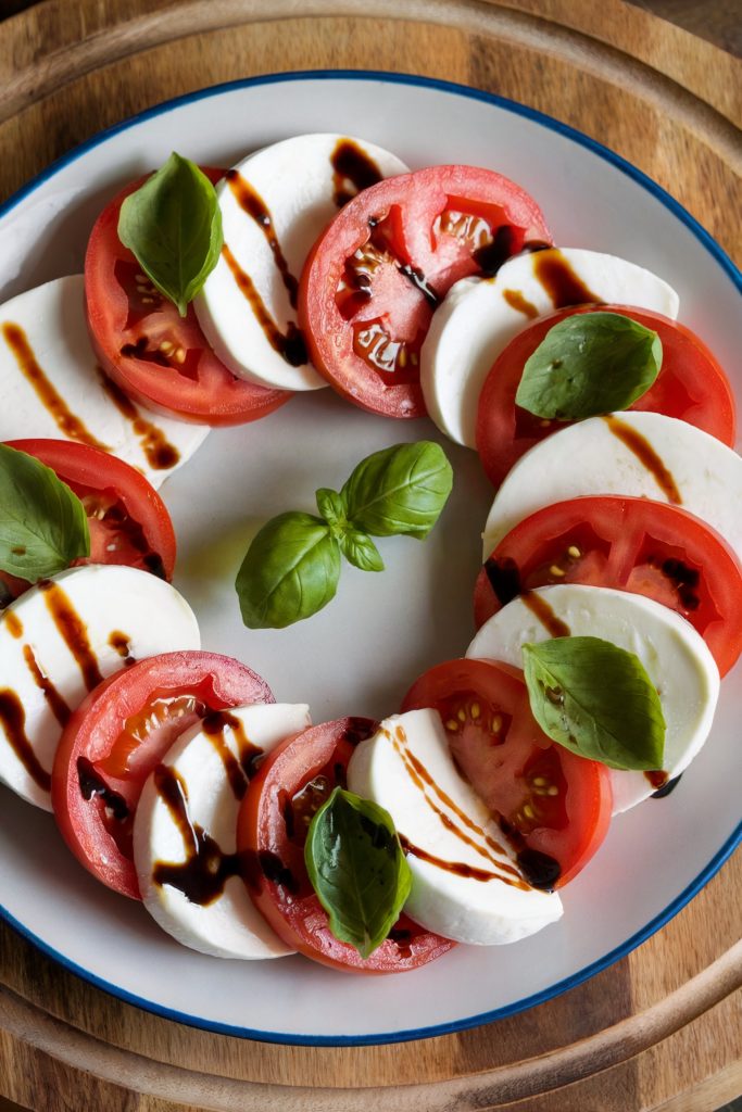 Caprese Salad with Balsamic Reduction
