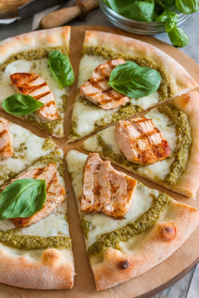 Pesto Chicken Pizza