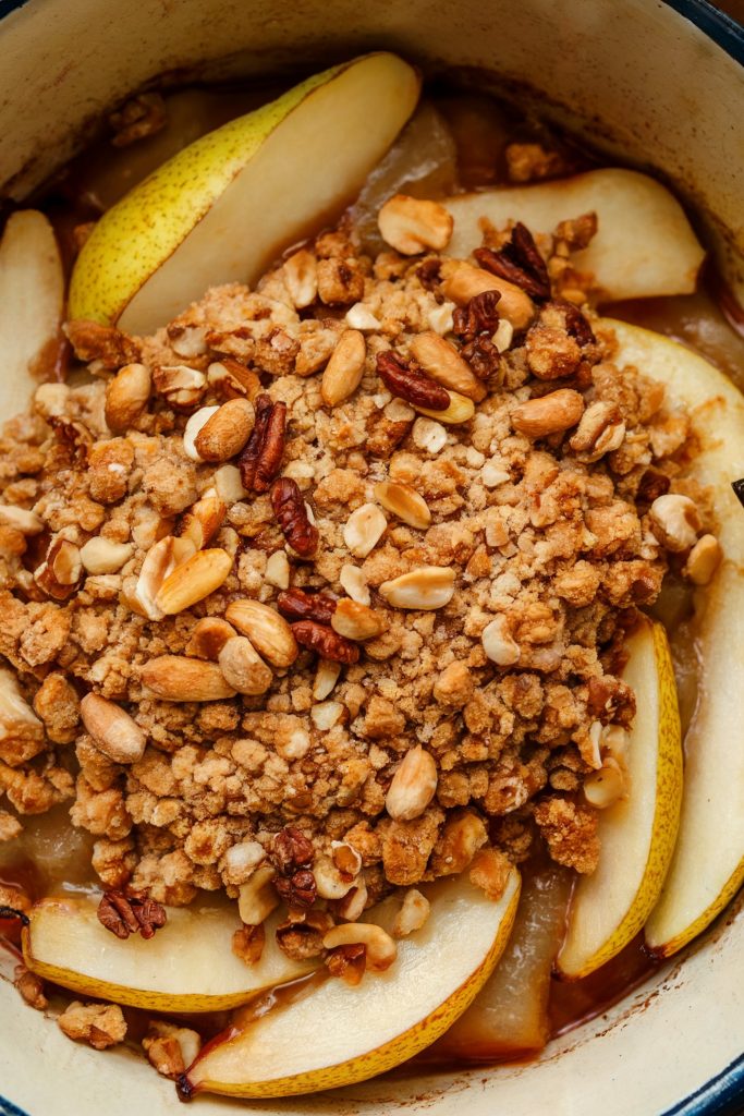 Spiced Pear Crumble