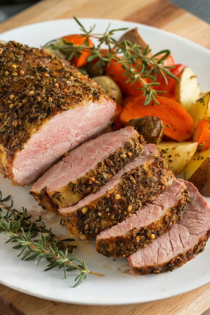 Herb-Crusted Pork Tenderloin