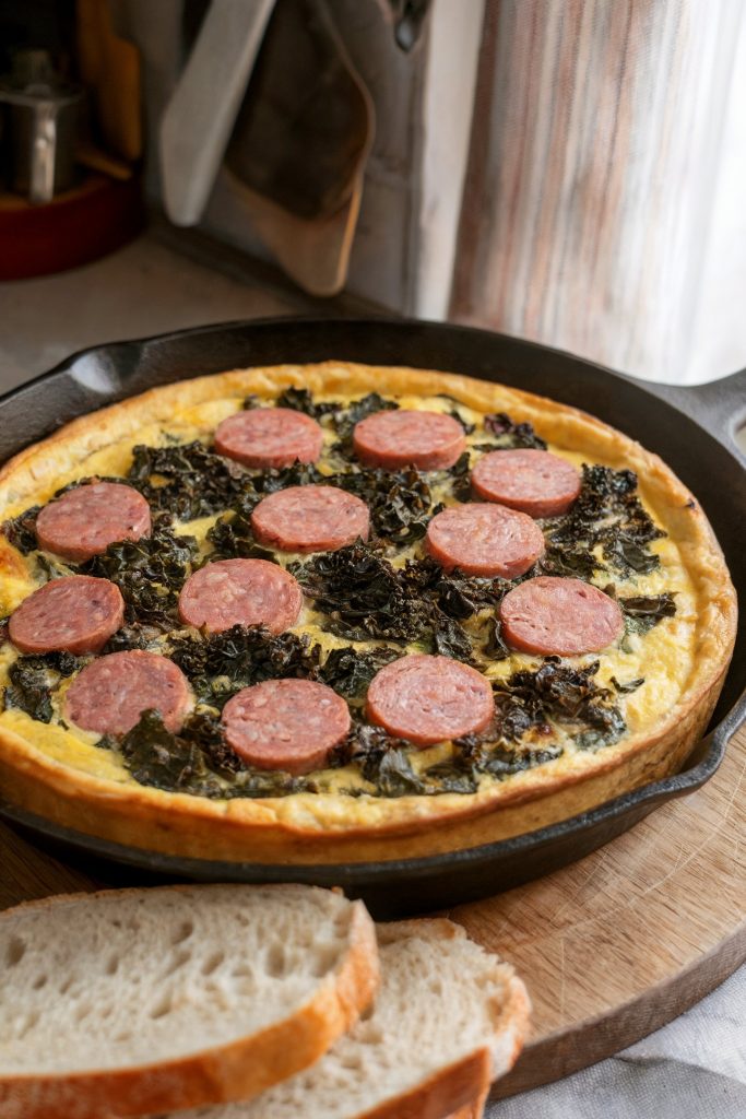 Italian Sausage and Kale Frittata