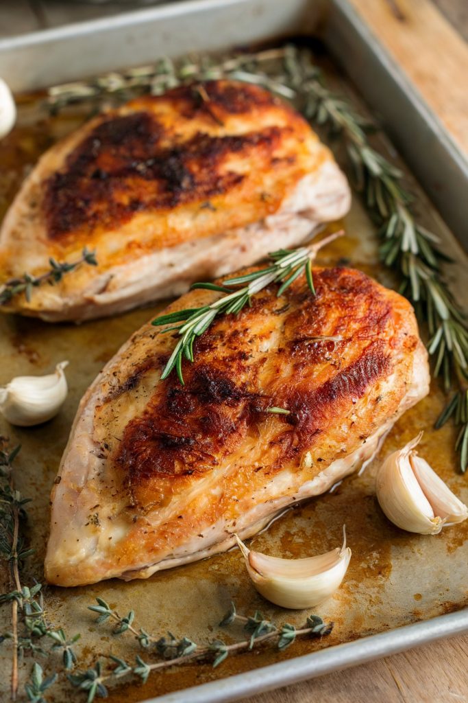 Roasted Garlic and Herb Chicken Breast