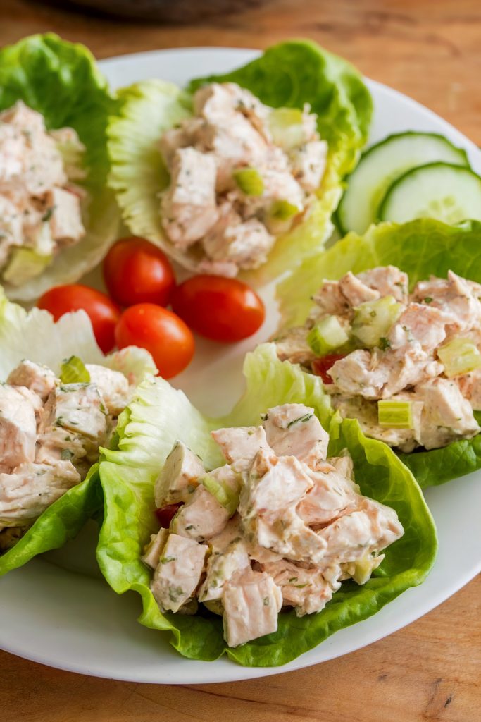 Chicken Salad Lettuce Wraps