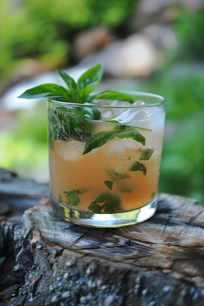 Peach and Basil Fusion