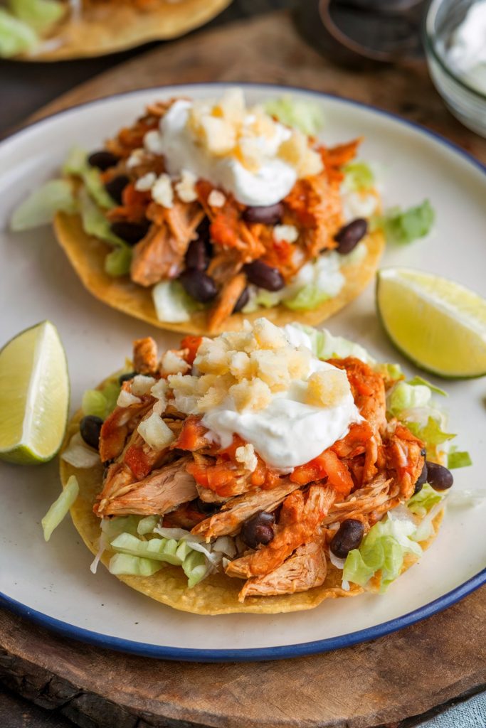 Chicken Tinga Tostadas