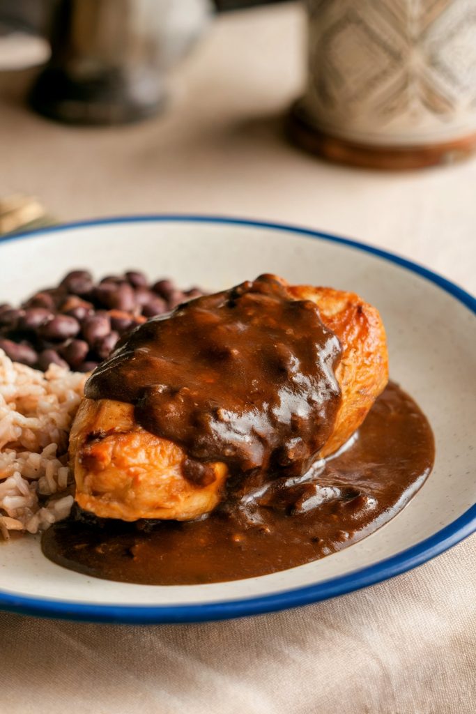 Pollo con Mole (Chicken with Mole Sauce)