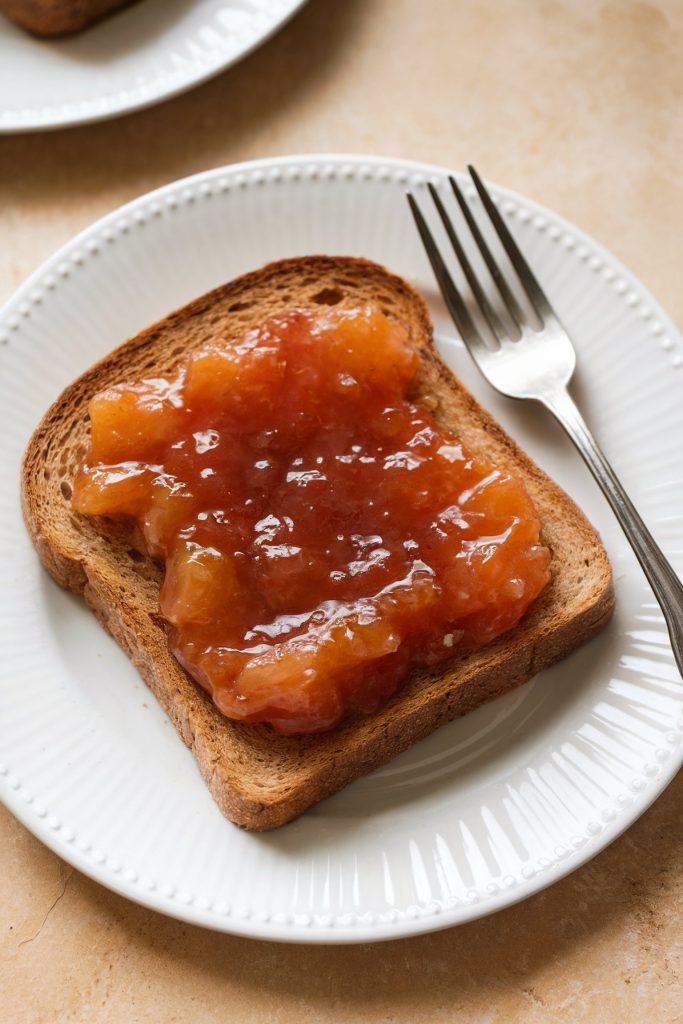 Whole Wheat Toast with Jam
