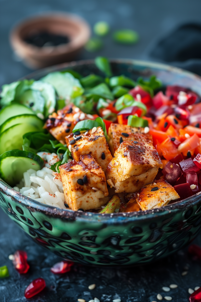Gingery 5-Spice Tofu Protein Bowl