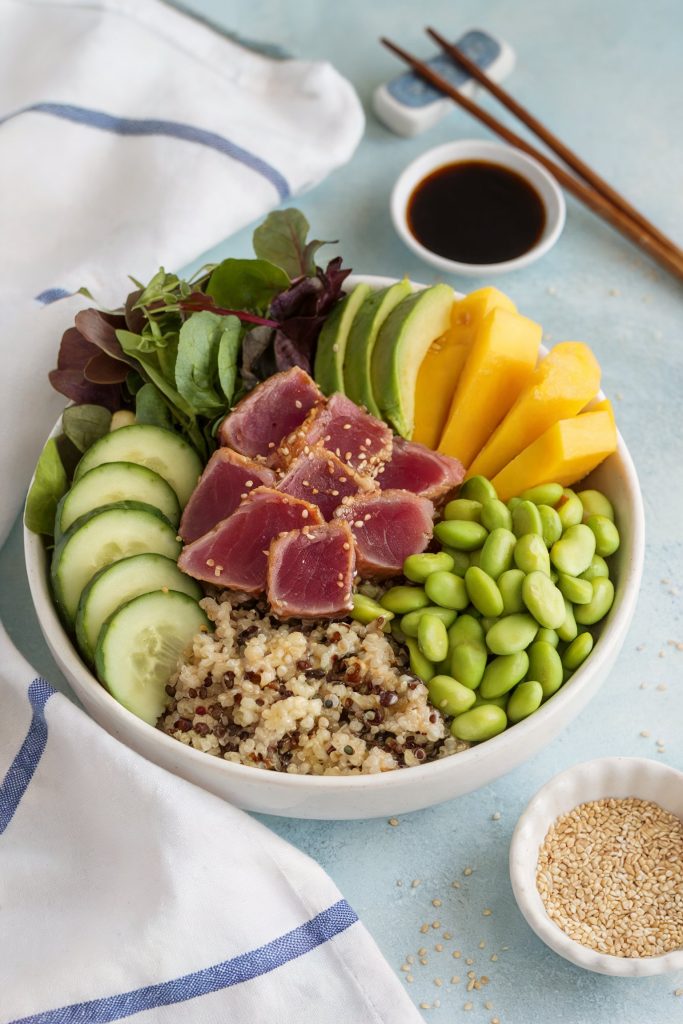Tuna and Edamame Protein Bowl