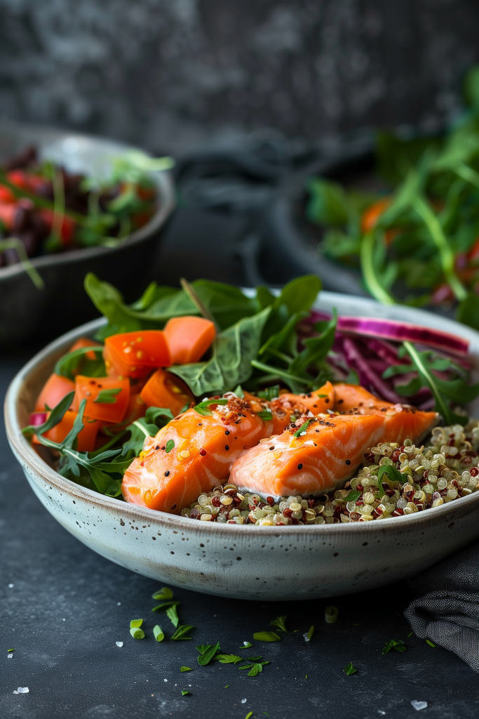 Salmon Quinoa Bowl
