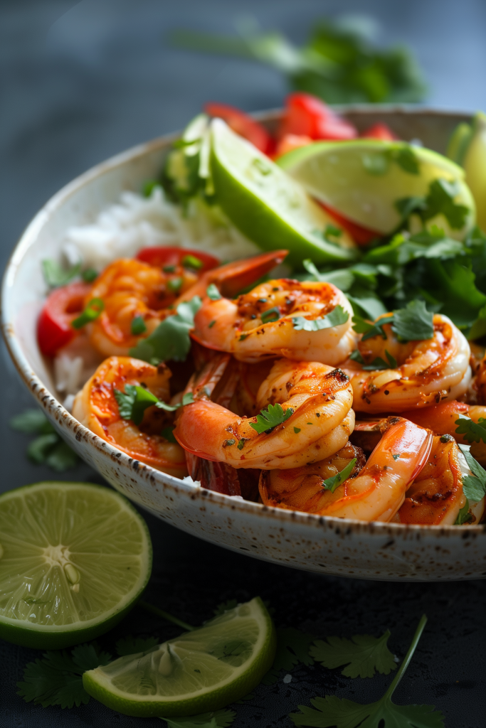 Cilantro Lime Shrimp Bowl