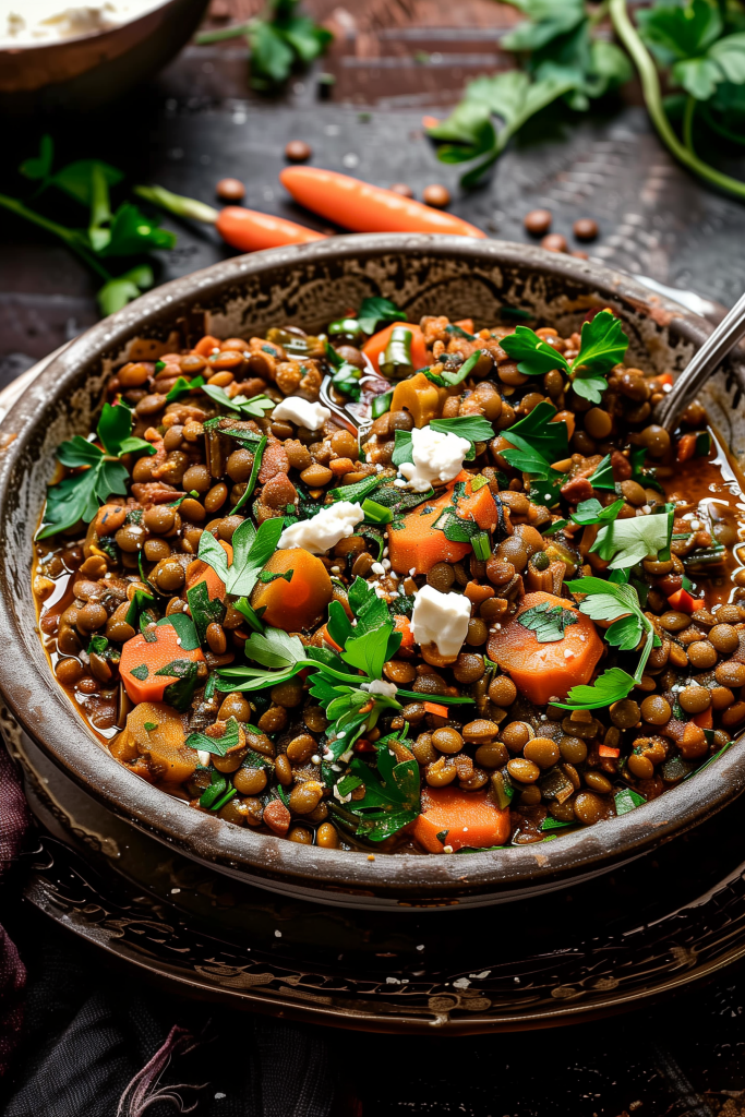 Moroccan Lentil Bowl