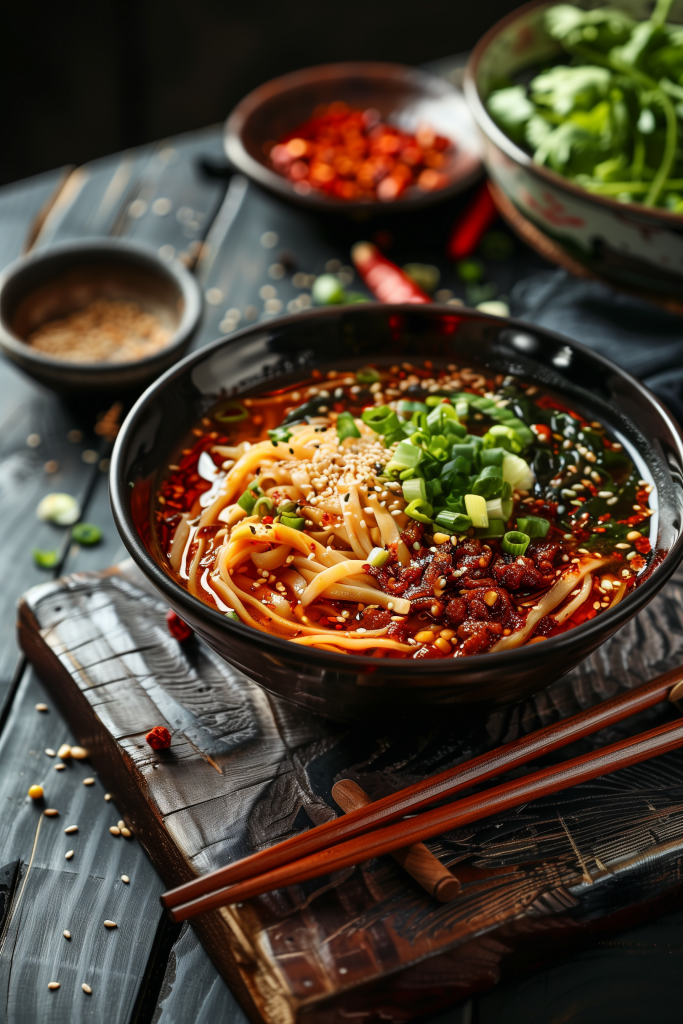 Spicy Szechuan Noodle Bowl
