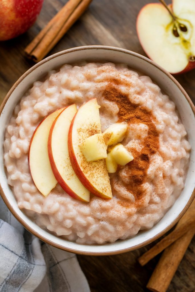 Apple Cinnamon Rice Porridge