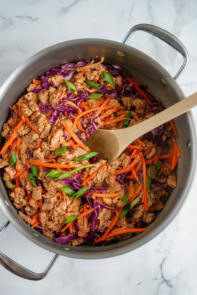 Ground Turkey and Cabbage Stir-Fry