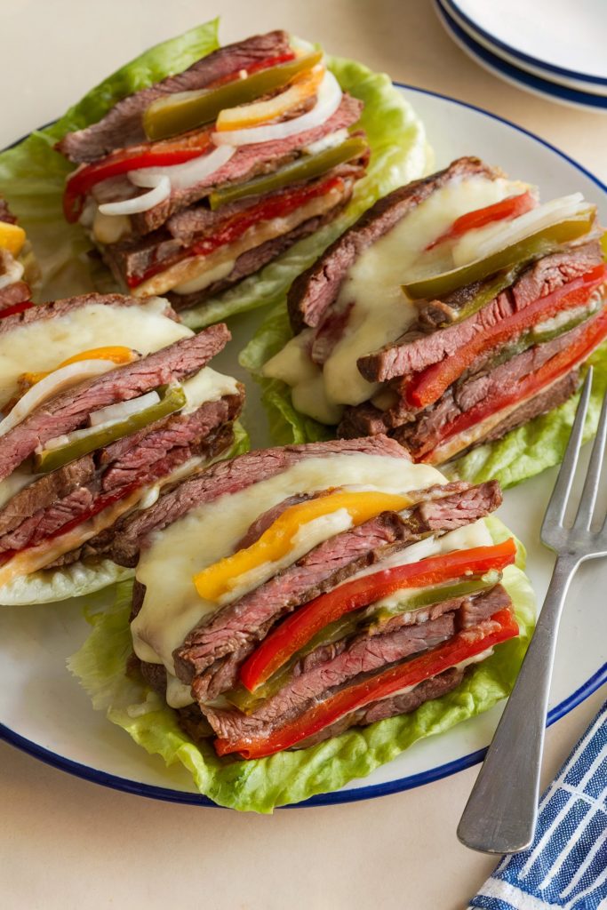 Philly Cheesesteak Stacks