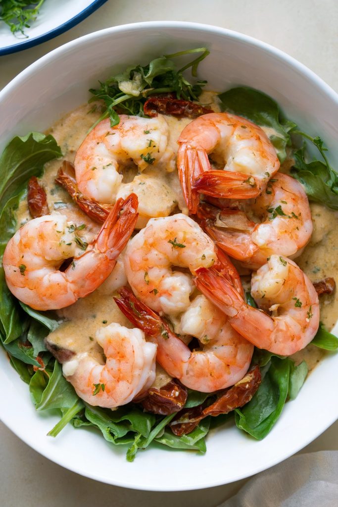 Tuscan Garlic Shrimp