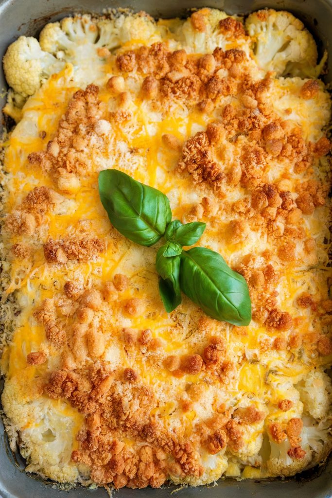 Cheesy Cauliflower Bake