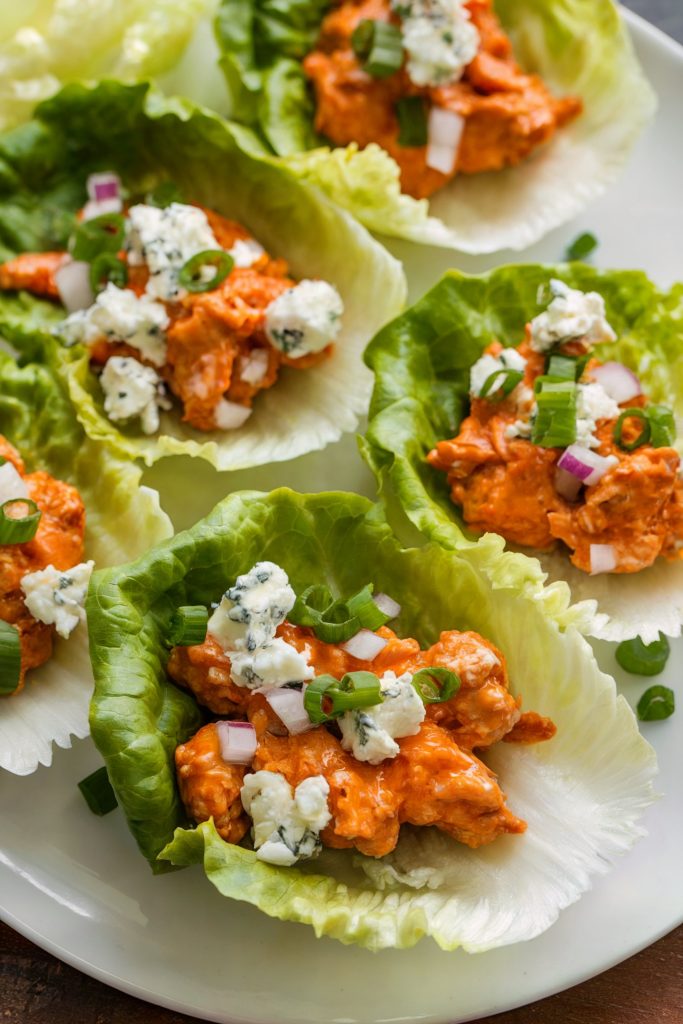 Buffalo Chicken Lettuce Wraps