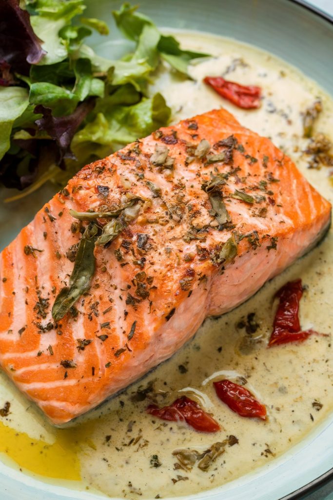 Creamy Garlic Tuscan Salmon