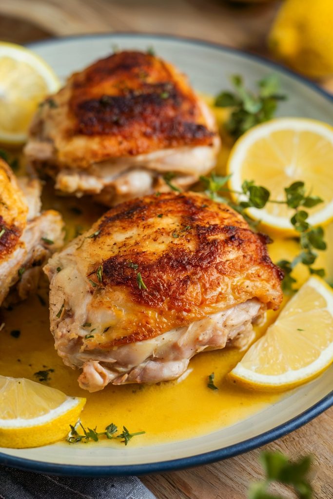Lemon Butter Chicken Thighs