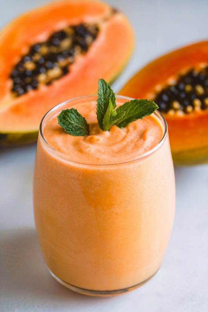 Papaya Mint Smoothie