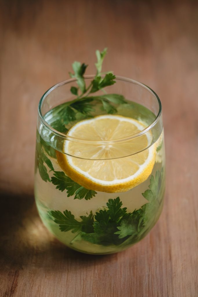 Lemon and Parsley Water