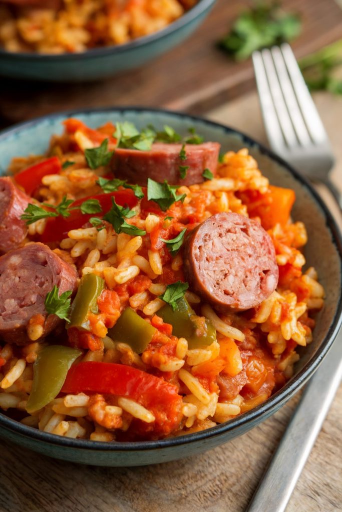 Spicy Andouille Sausage Jambalaya