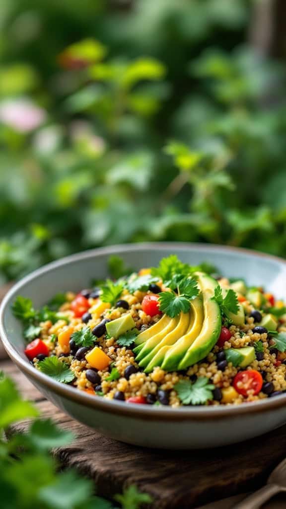 12 Budget Friendly Large Batch Recipes For Graduation Season Meal Prepify Quinoa Salad With Black Beans And Avocado