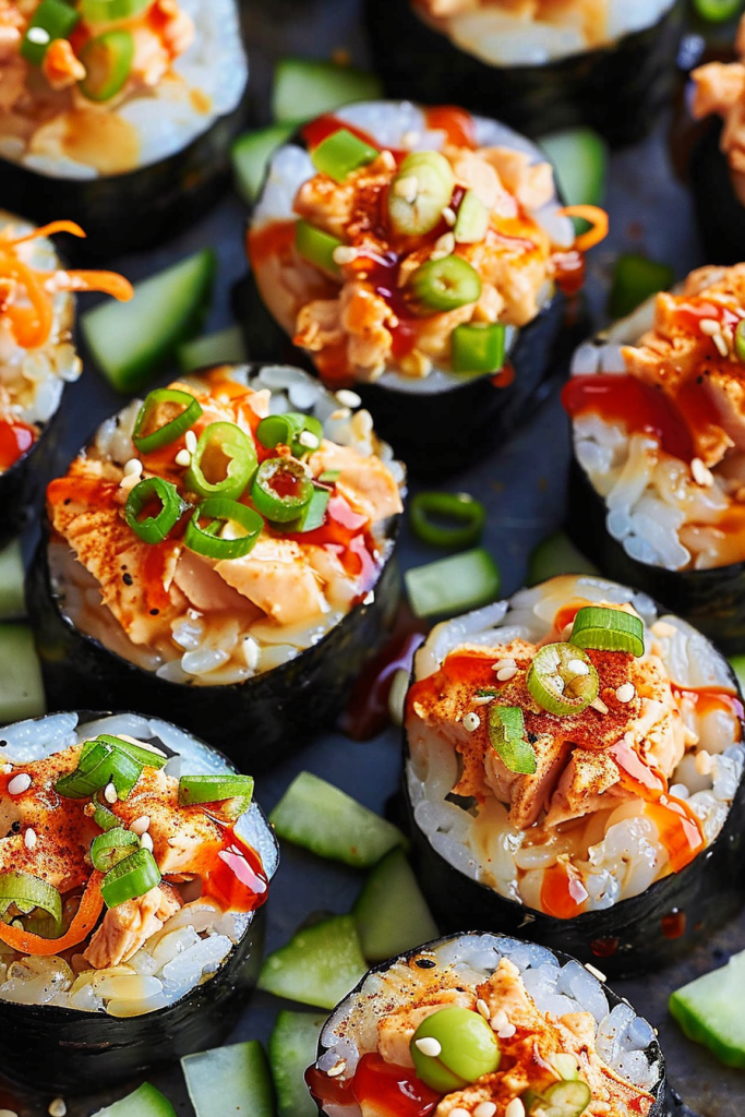 Spicy Tuna Sushi Rolls