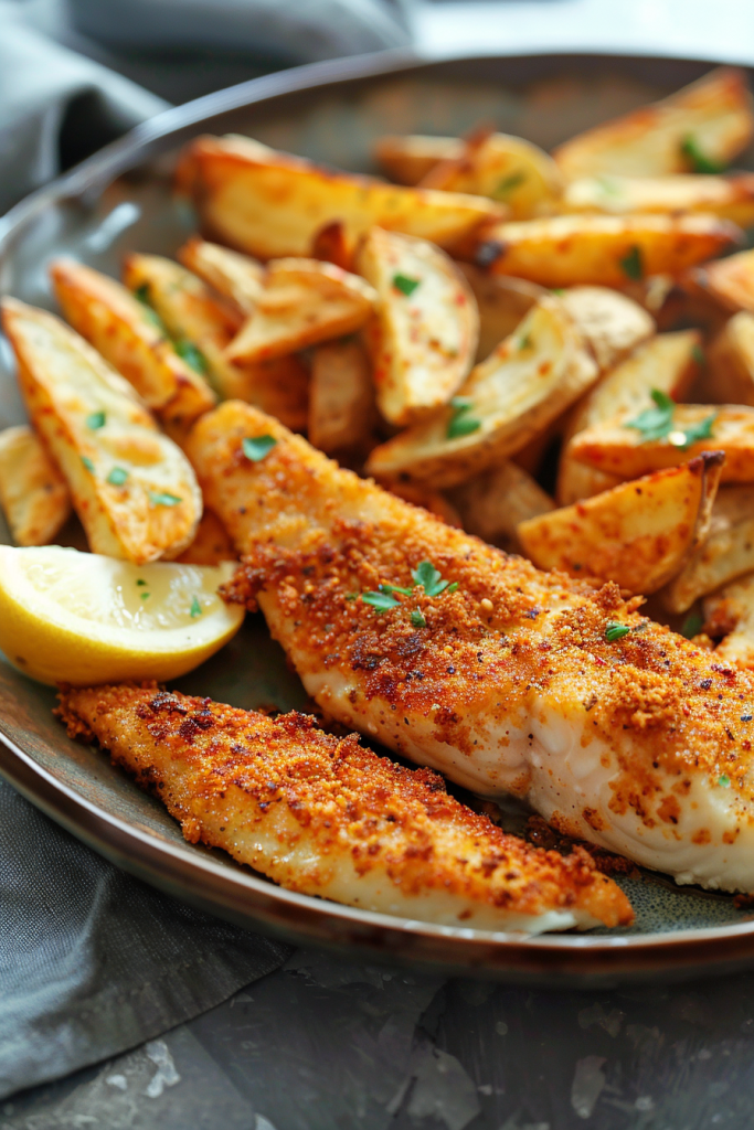 Baked Fish and Chips