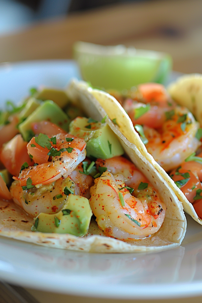 Shrimp Avocado Tacos