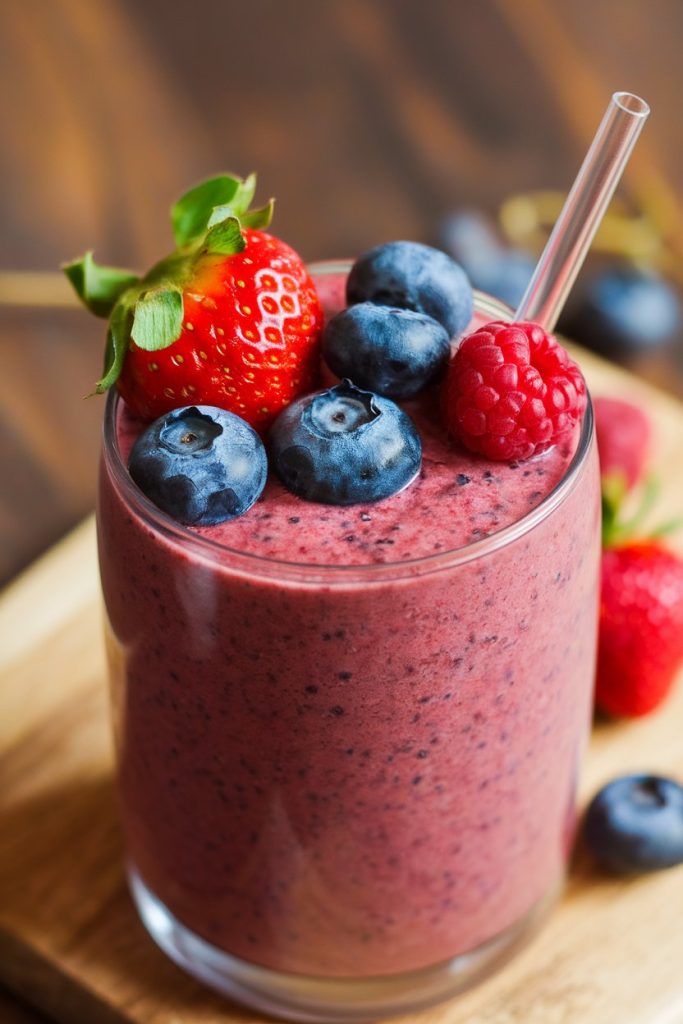 Mixed Berry Flaxseed Boost