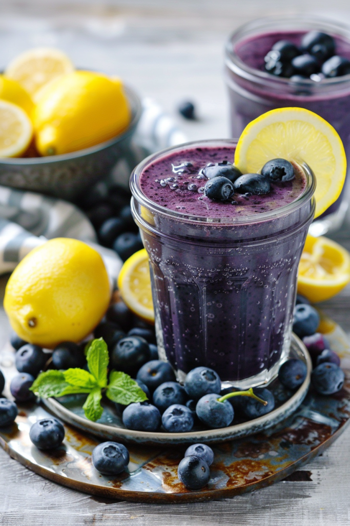 Lemon Blueberry Superfood Smoothie