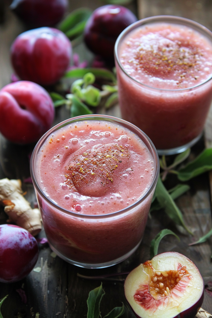 Plum Ginger Zing Smoothie