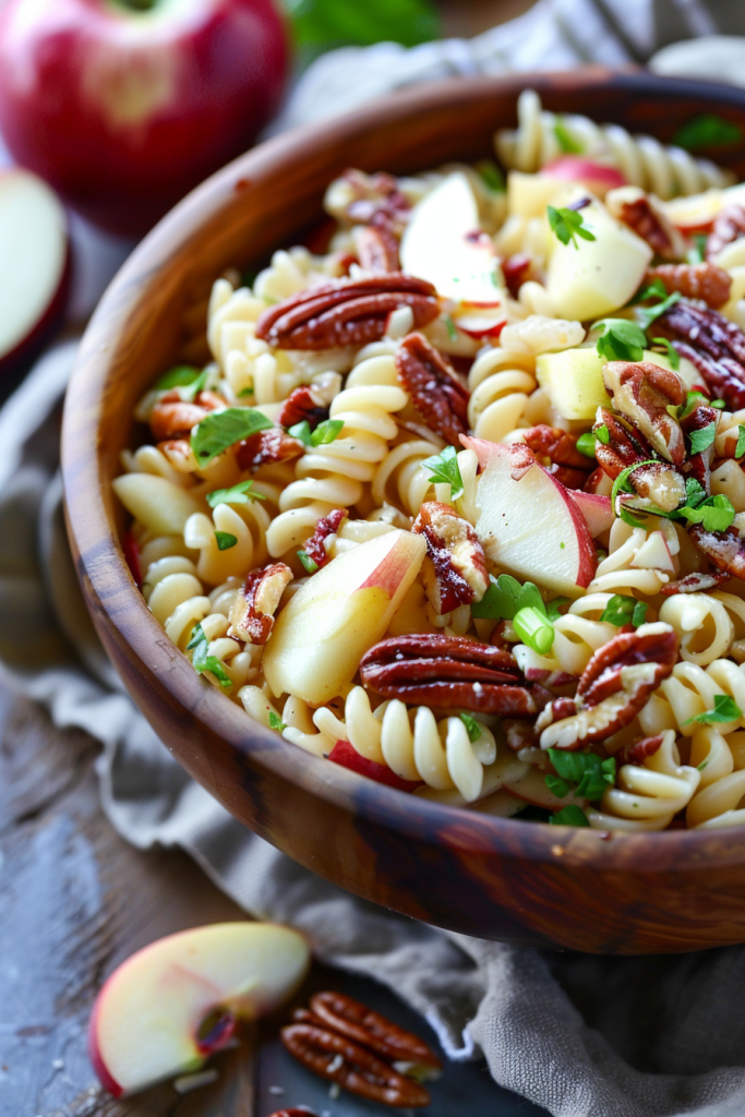 Apple Pecan Crunch Pasta Salad