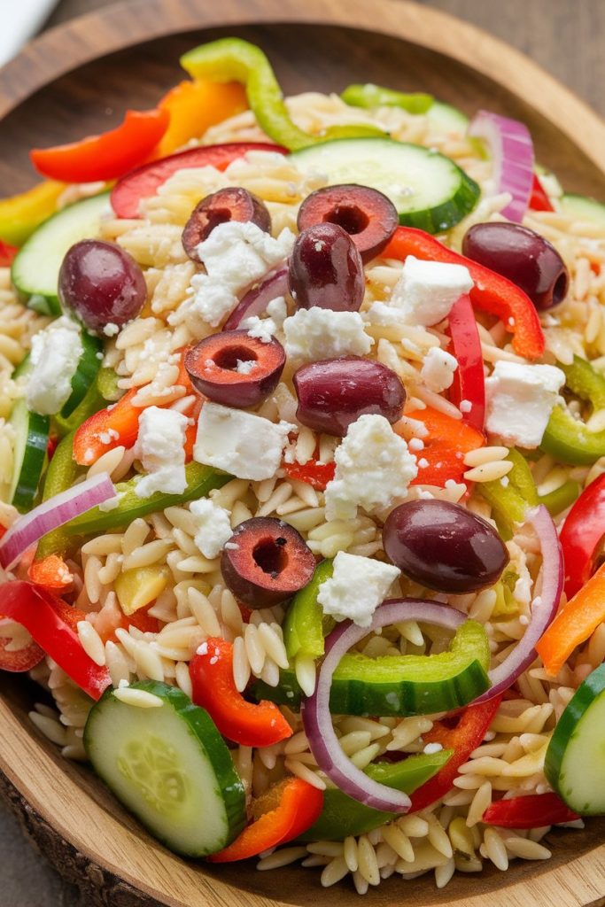 Mediterranean Orzo Mix Pasta Salad