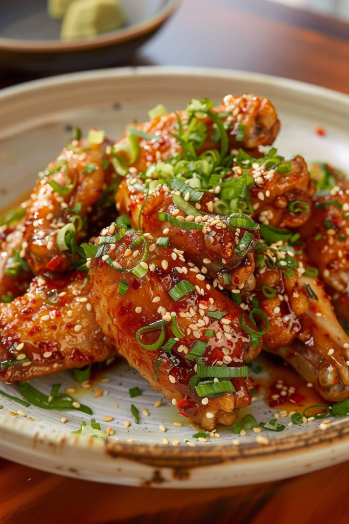 Korean-Inspired Garlic Wings