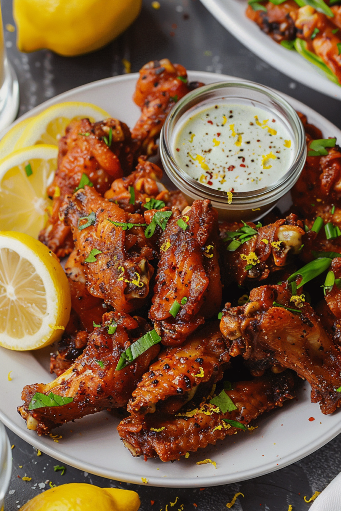 Lemon Cracked Pepper Wings