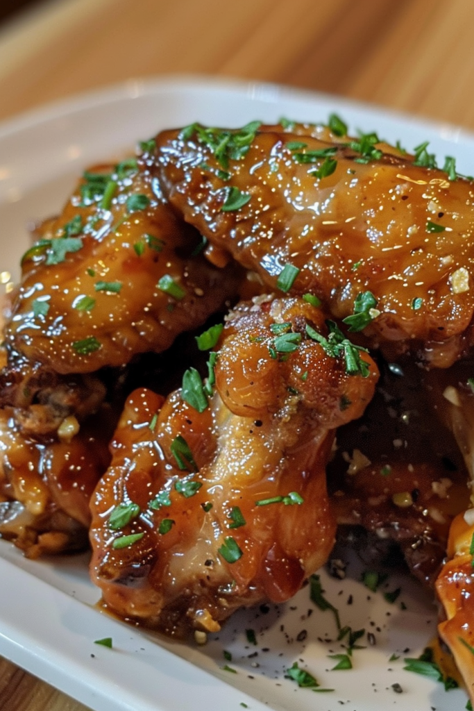 Garlic Butter Glazed Wings