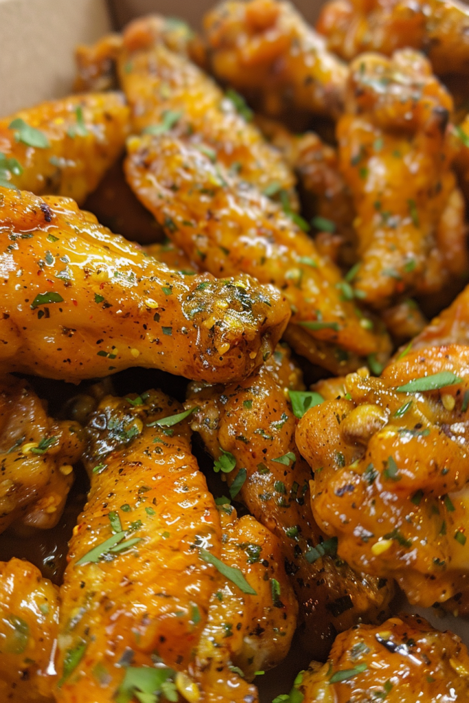 Sweet Heat Garlic Wings