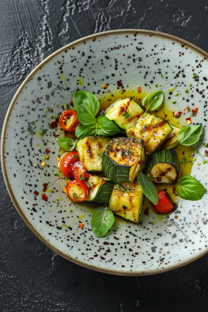 Roasted Zucchini with Olive Oil