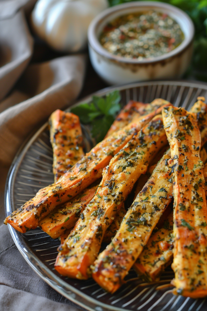 Herb-Seasoned Carrot Sticks