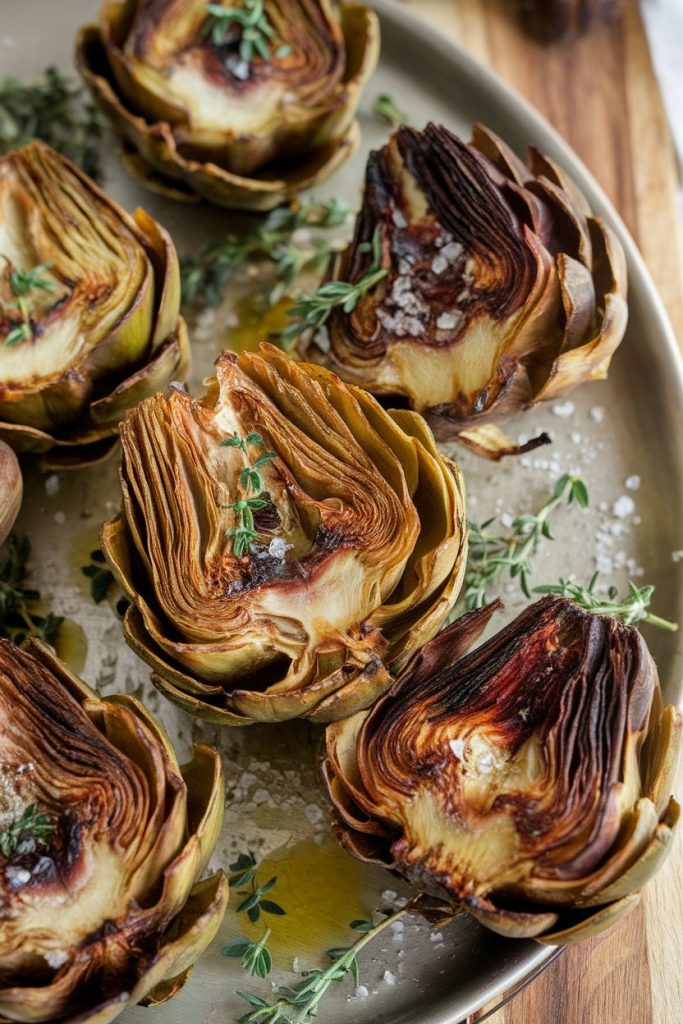 Thyme-Roasted Artichokes