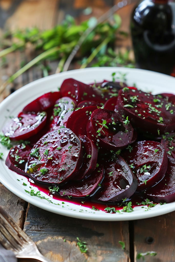 Vinegar Splash Beets
