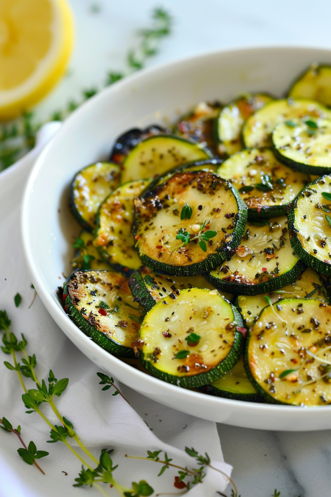 Lemon Thyme Zucchini