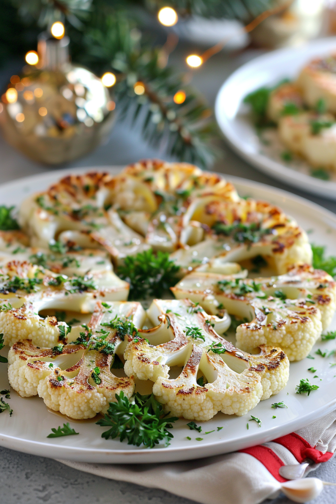 Herbed Cauliflower Steaks
