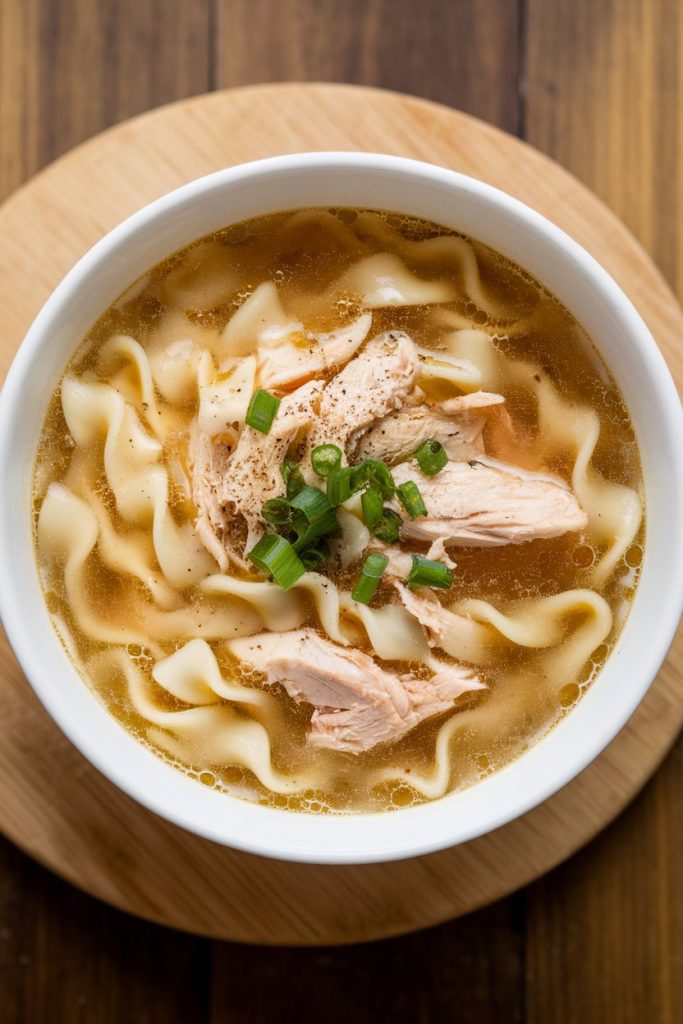 Chicken Noodle Soup (Using Canned Chicken)